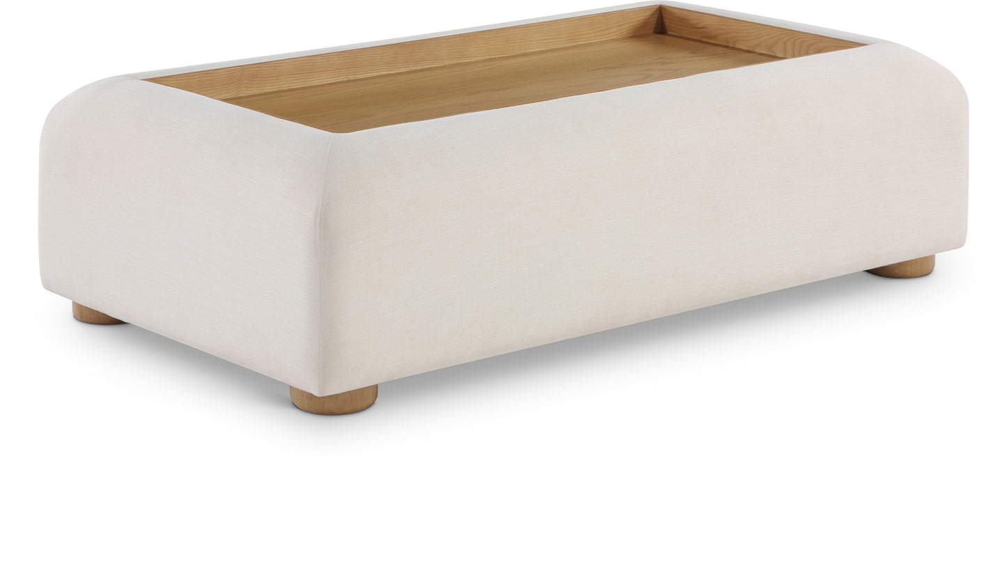 gideon cream coffee table