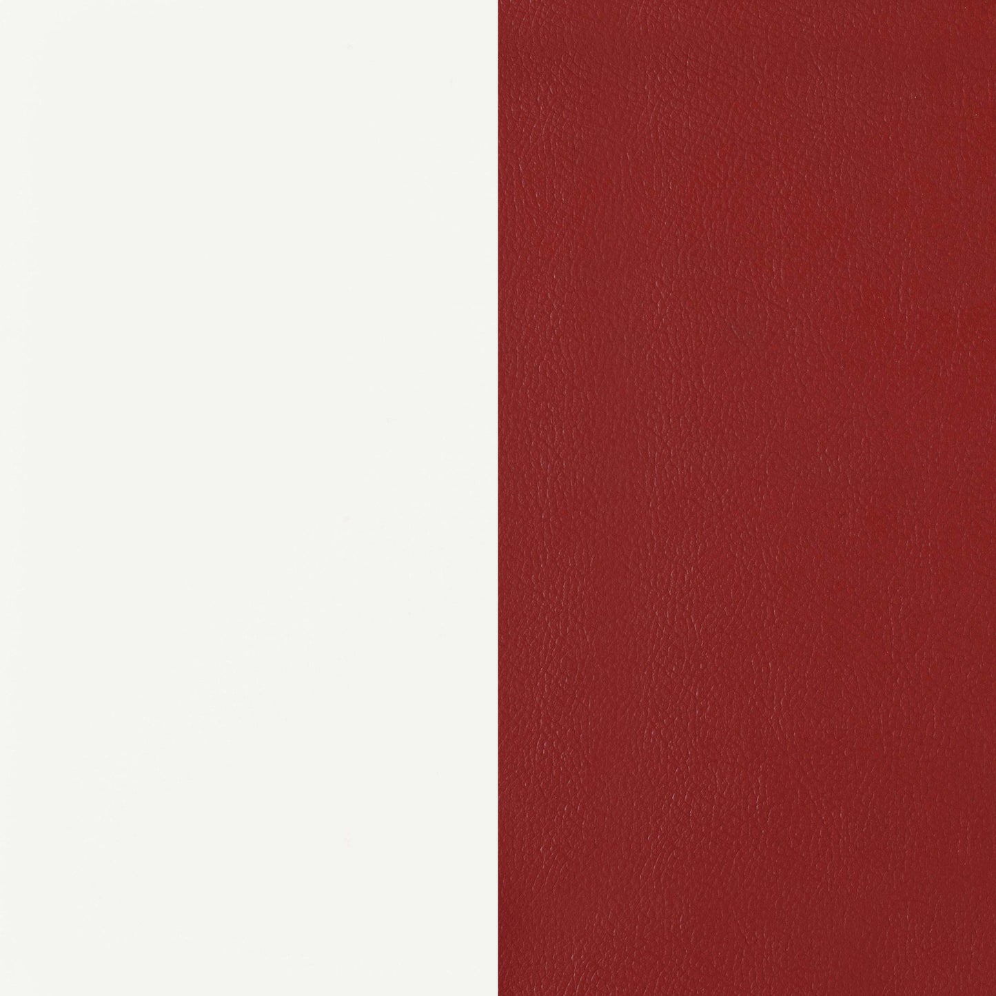 kemper 5-piece round dining table set white and redwhite