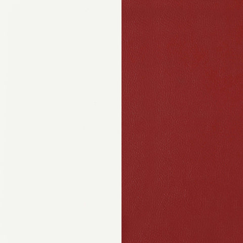 Kemper 5-piece Round Dining Table Set White and RedWhite