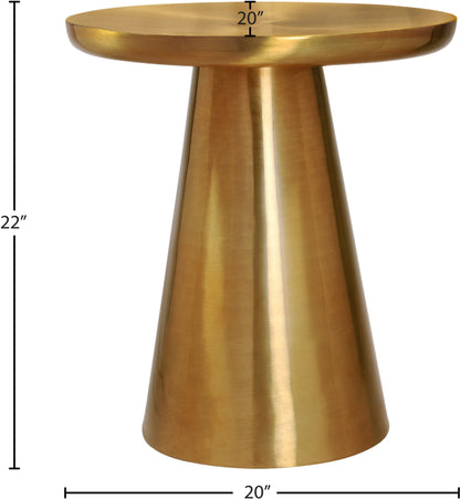 Alden Brushed Gold End Table E