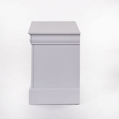 Aistil Philippe III Nightstand, White Finish