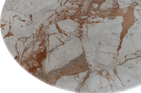 Celine Cream Genuine Marble Coffee Table, 1 Piece