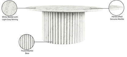 Tyson White Coffee Table CT