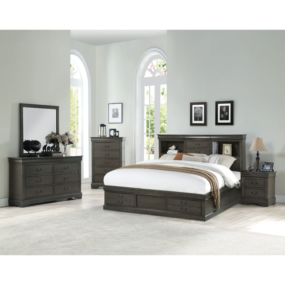 queen bed w/storage