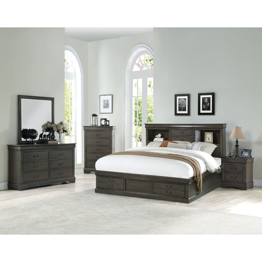 QUEEN BED W/STORAGE