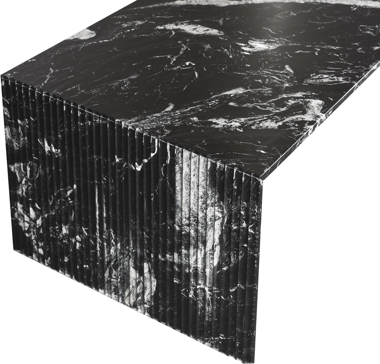 tres black coffee table ct