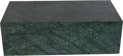 Mira Green Genuine Marble Coffee Table, 1 Piece