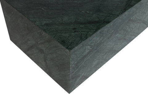 Mira Green Genuine Marble Coffee Table, 1 Piece