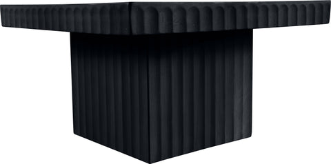 Camden Black Solid Wood And Oak Veneer Coffee Table, 1 Piece