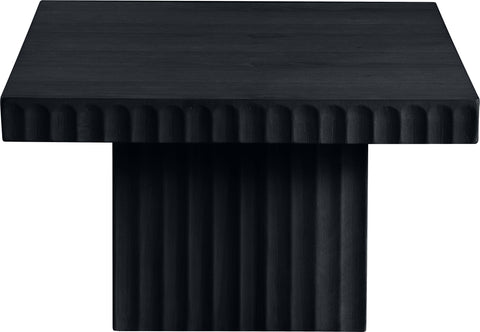 Camden Black Solid Wood And Oak Veneer Coffee Table, 1 Piece
