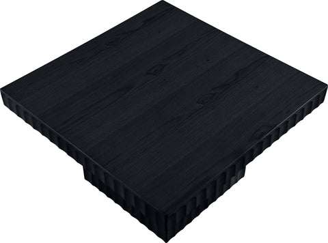 Camden Black Solid Wood And Oak Veneer Coffee Table, 1 Piece
