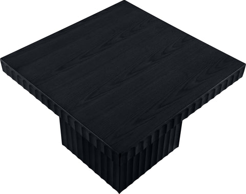 Camden Black Solid Wood And Oak Veneer Coffee Table, 1 Piece (Style 2)