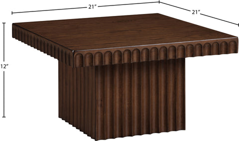 Camden Brown Solid Wood And Oak Veneer Coffee Table, 1 Piece