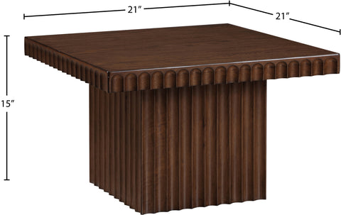 Camden Brown Solid Wood And Oak Veneer Coffee Table, 1 Piece (Style 2)
