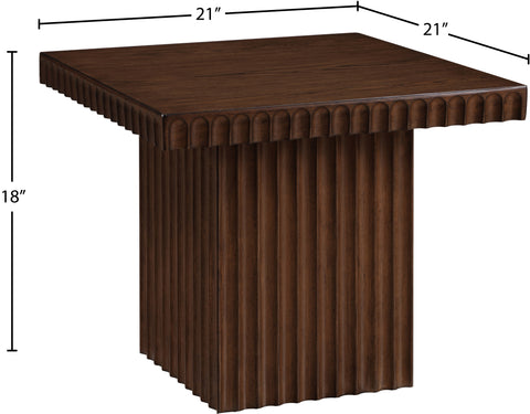 Camden Brown Solid Wood And Oak Veneer Coffee Table, 1 Piece (Style 3)