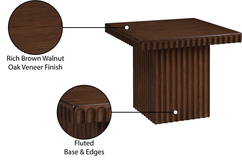 Camden Brown Solid Wood And Oak Veneer Coffee Table, 1 Piece (Style 3)