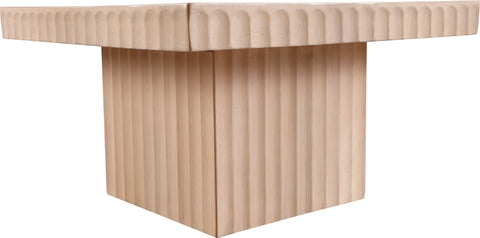 Camden Natural Solid Wood And Oak Veneer Coffee Table, 1 Piece