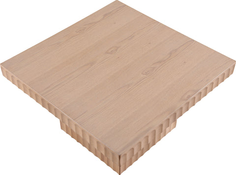 Camden Natural Solid Wood And Oak Veneer Coffee Table, 1 Piece