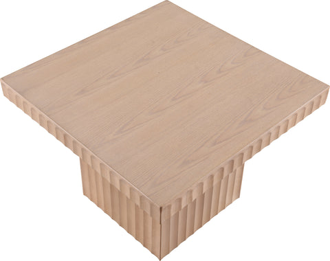 Camden Natural Solid Wood And Oak Veneer Coffee Table, 1 Piece (Style 2)