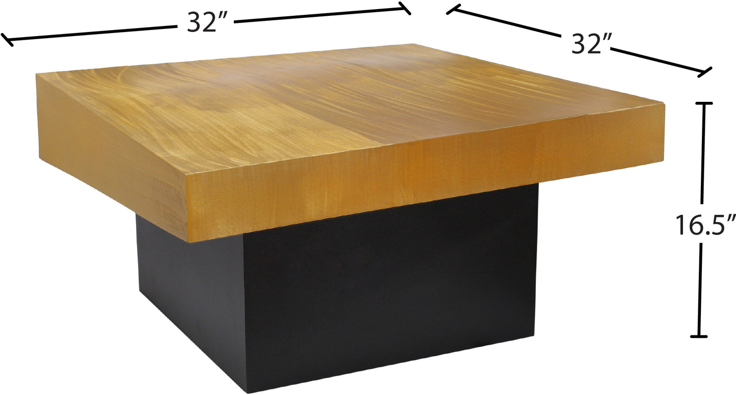 lang gold coffee table ct