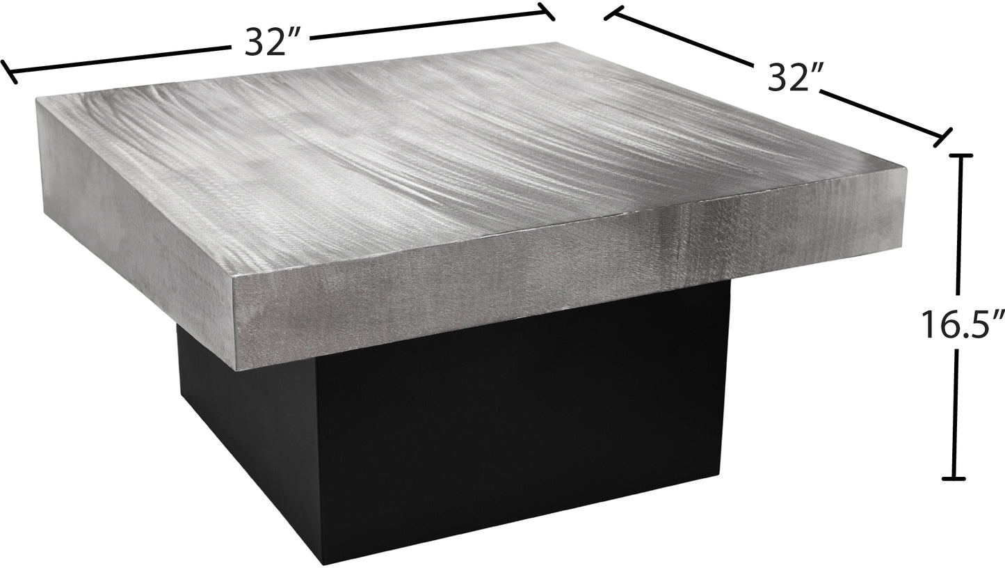 lang silver coffee table ct