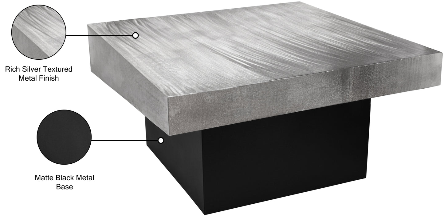 lang silver coffee table ct