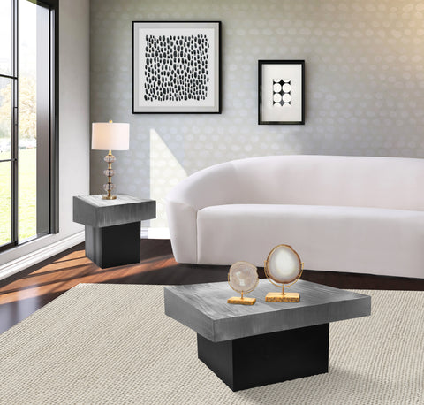 Veda Silver Iron Coffee Table, 1 Piece