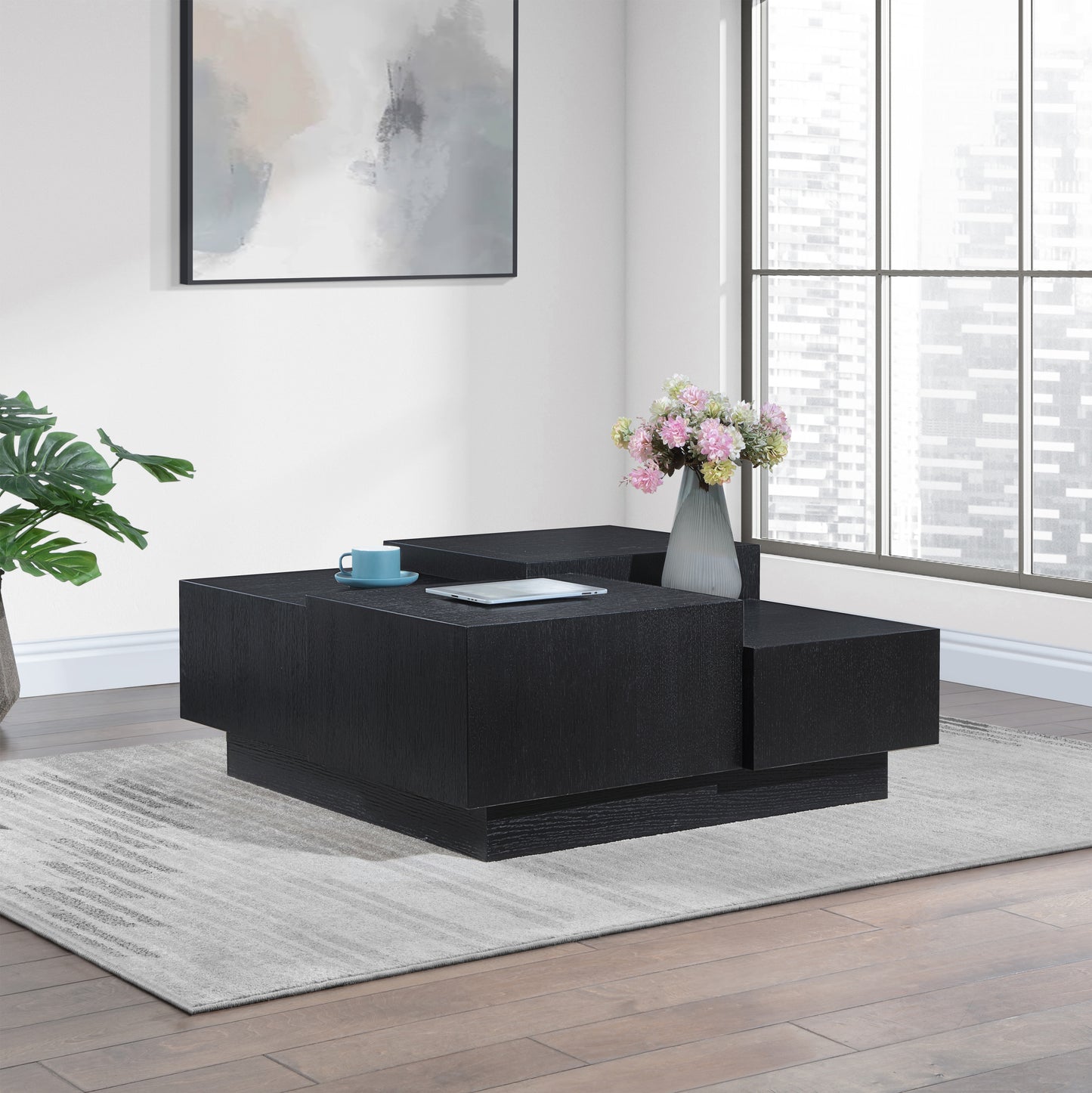 skylar black coffee table