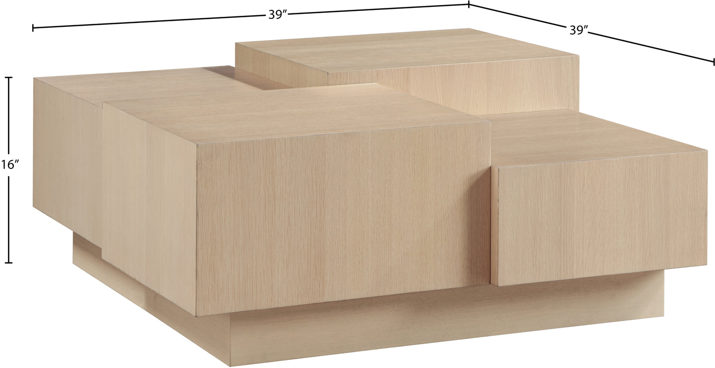 skylar natural coffee table