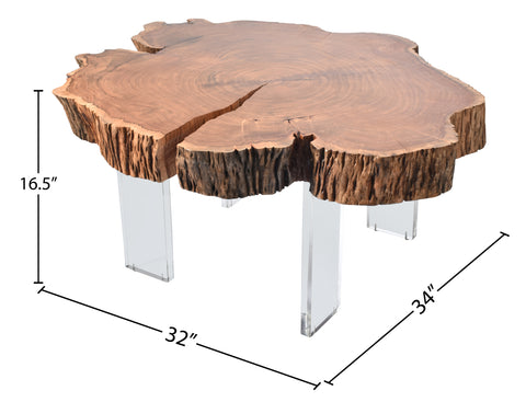 Perry Natural Wood Coffee Table CT
