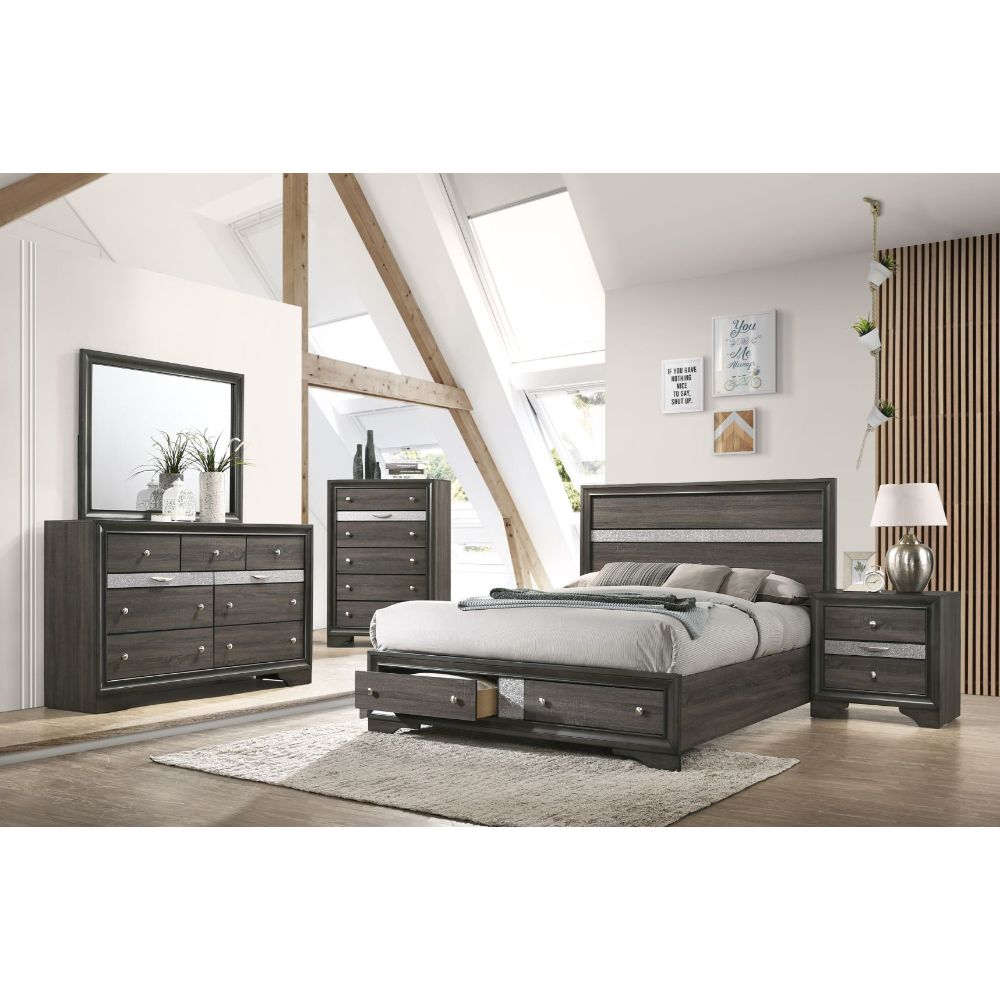 queen bed w/storage