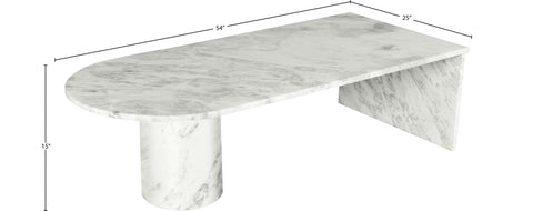 Moriah White Coffee Table CT