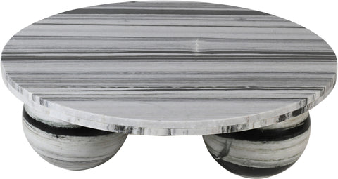 Delaney Panda Genuine Marble Coffee Table (4 Boxes), 1 Piece