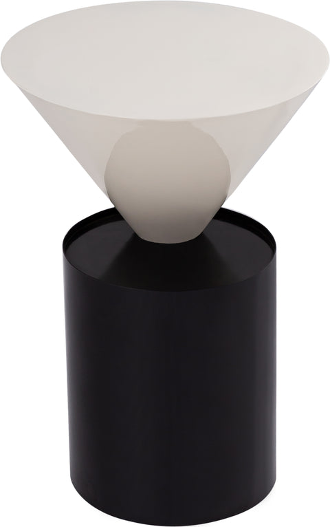 Alexandra White End Table