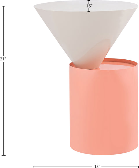 Dario White End Table E