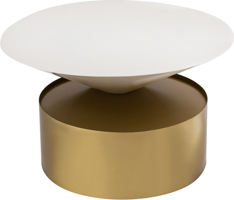 Jolie White Iron Coffee Table, 1 Piece (Style 2)