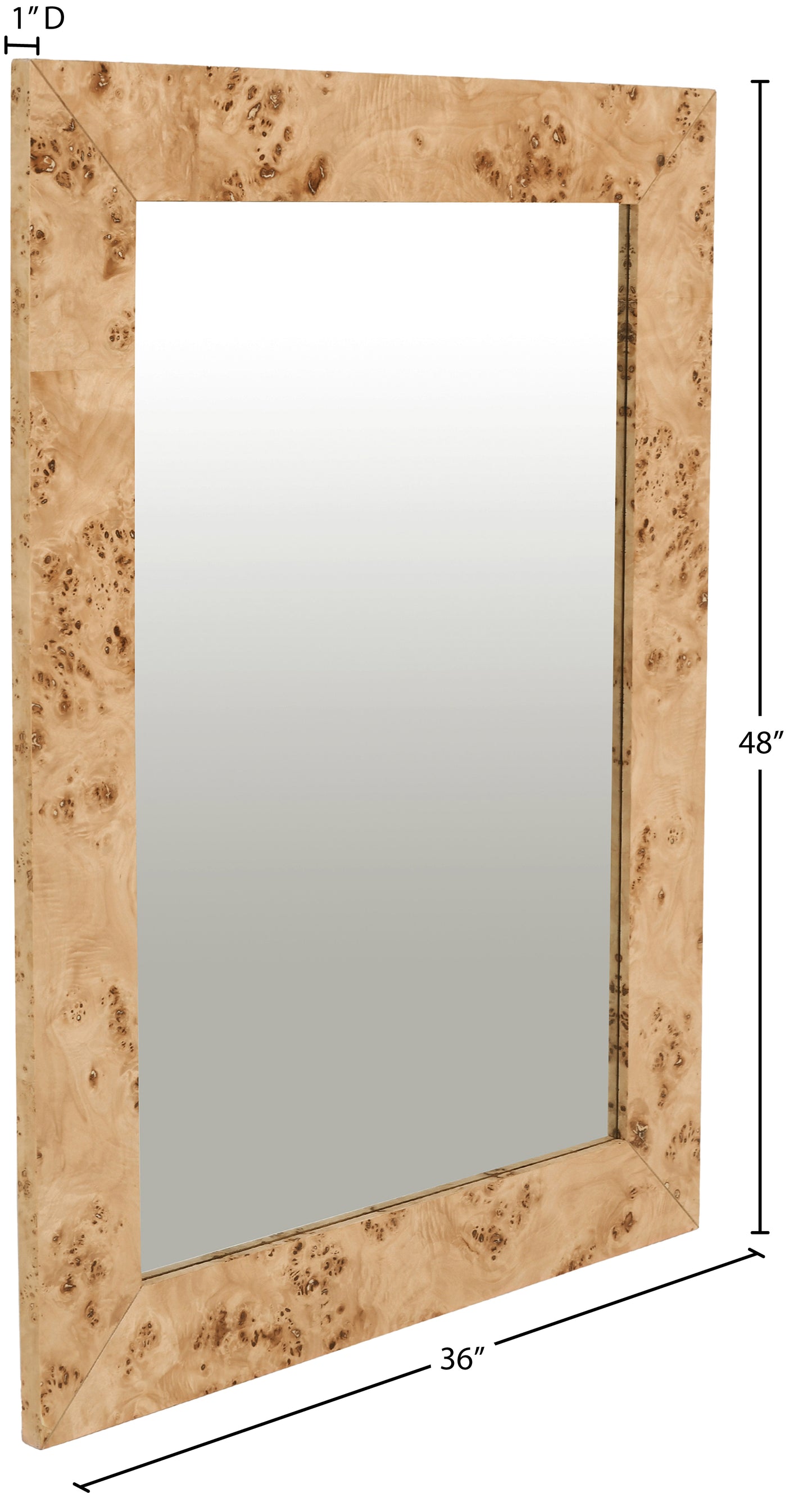 tulip natural ash mirror m