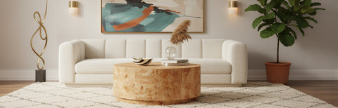 Nova Natural Wood Coffee Table, 1 Piece