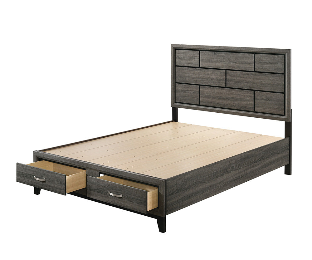 ek bed w/storage