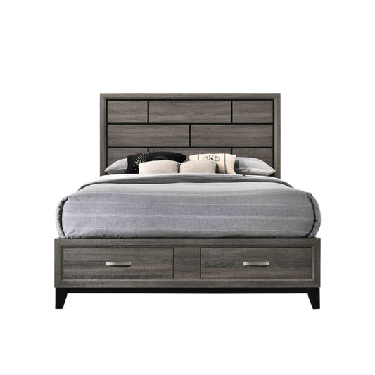 QUEEN BED W/STORAGE