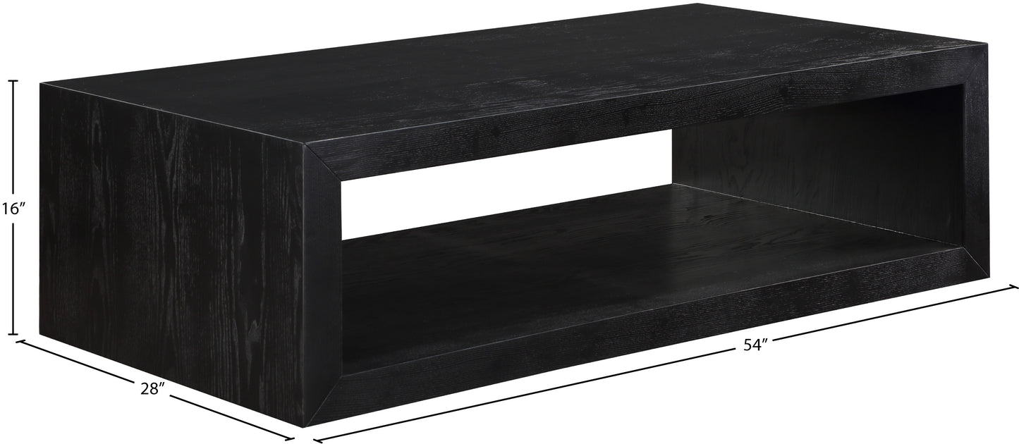 ezra black coffee table ct