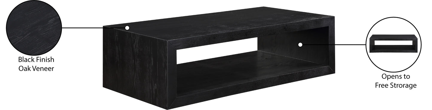 ezra black coffee table ct