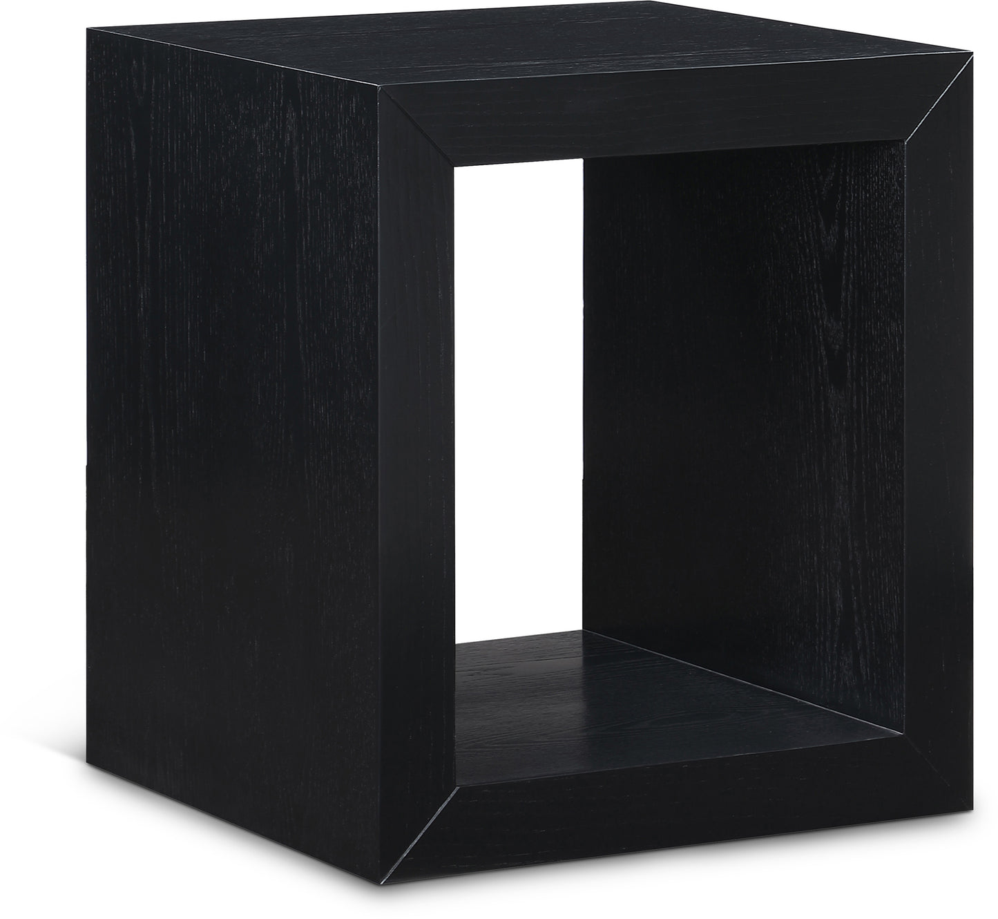 ring black end table