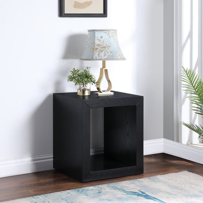 Ring Black End Table