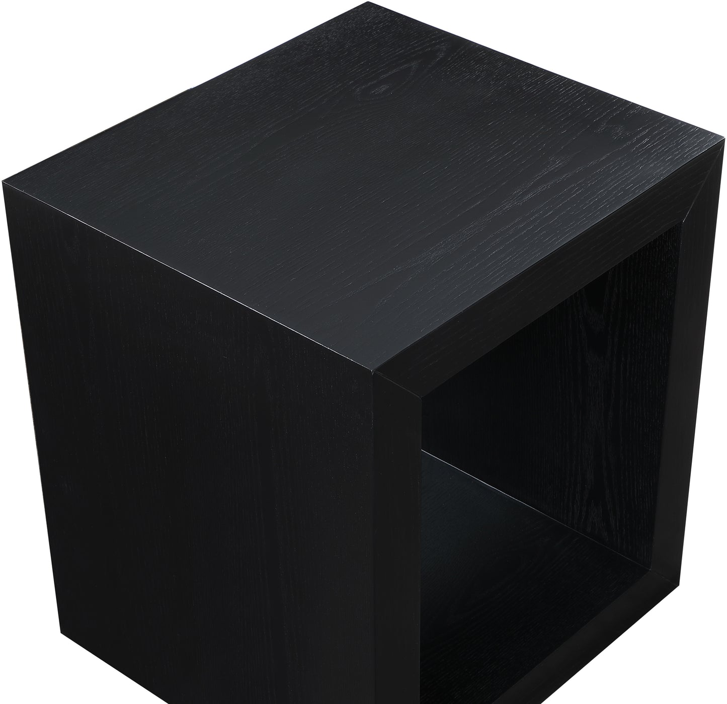 ring black end table