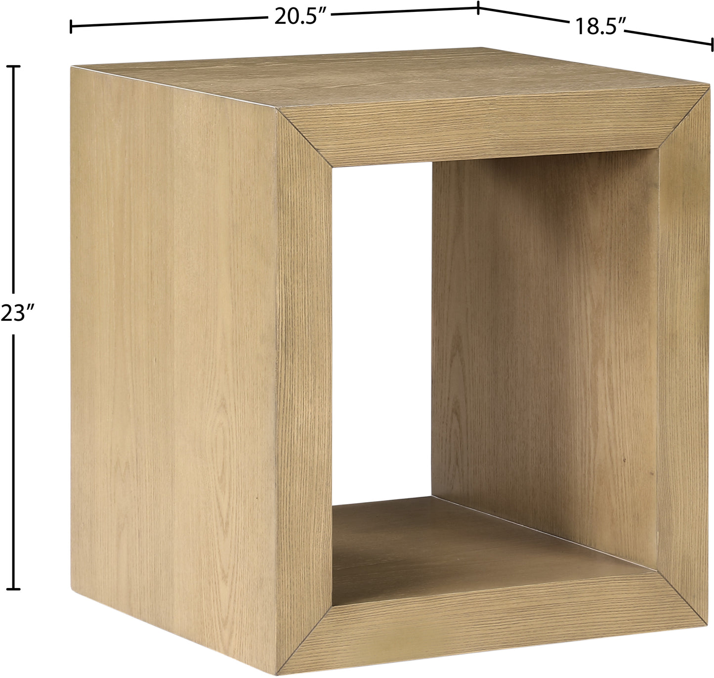 ring natural end table