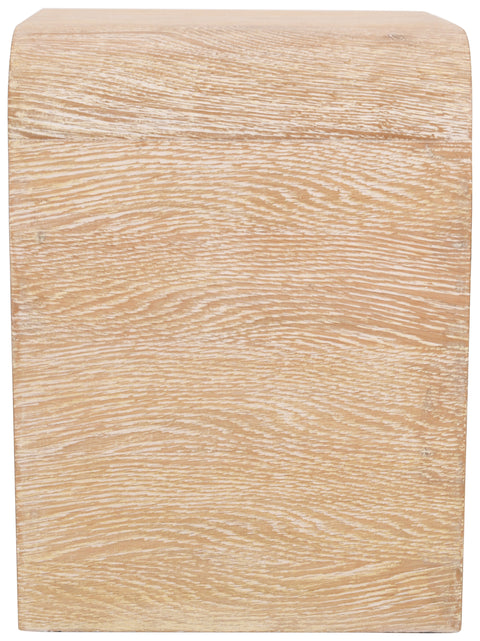 Tulip White Oak End Table E