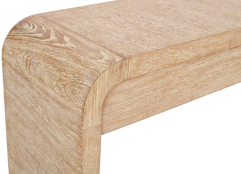 Tulip White Oak Console Table S