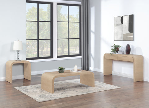 Arden White Oak Wood Console Table, 1 Piece
