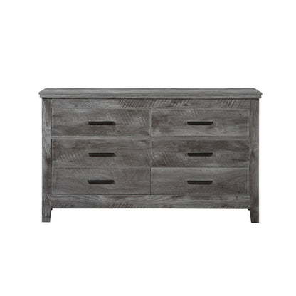 Athalia Dresser, Rustic Gray Oak Finish